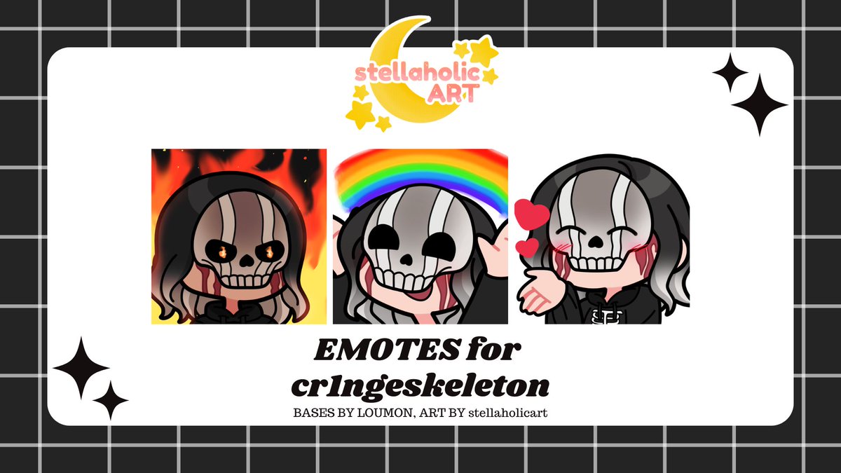 PNGtuber + emote bundle comm done!! :> 

#vgencomm #pngtuber #ych