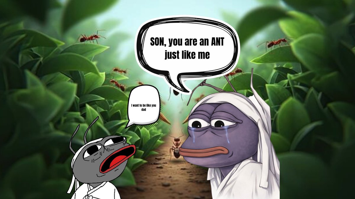 All that matters is the colony,

770 Ants,

All i want to be is an Ant.