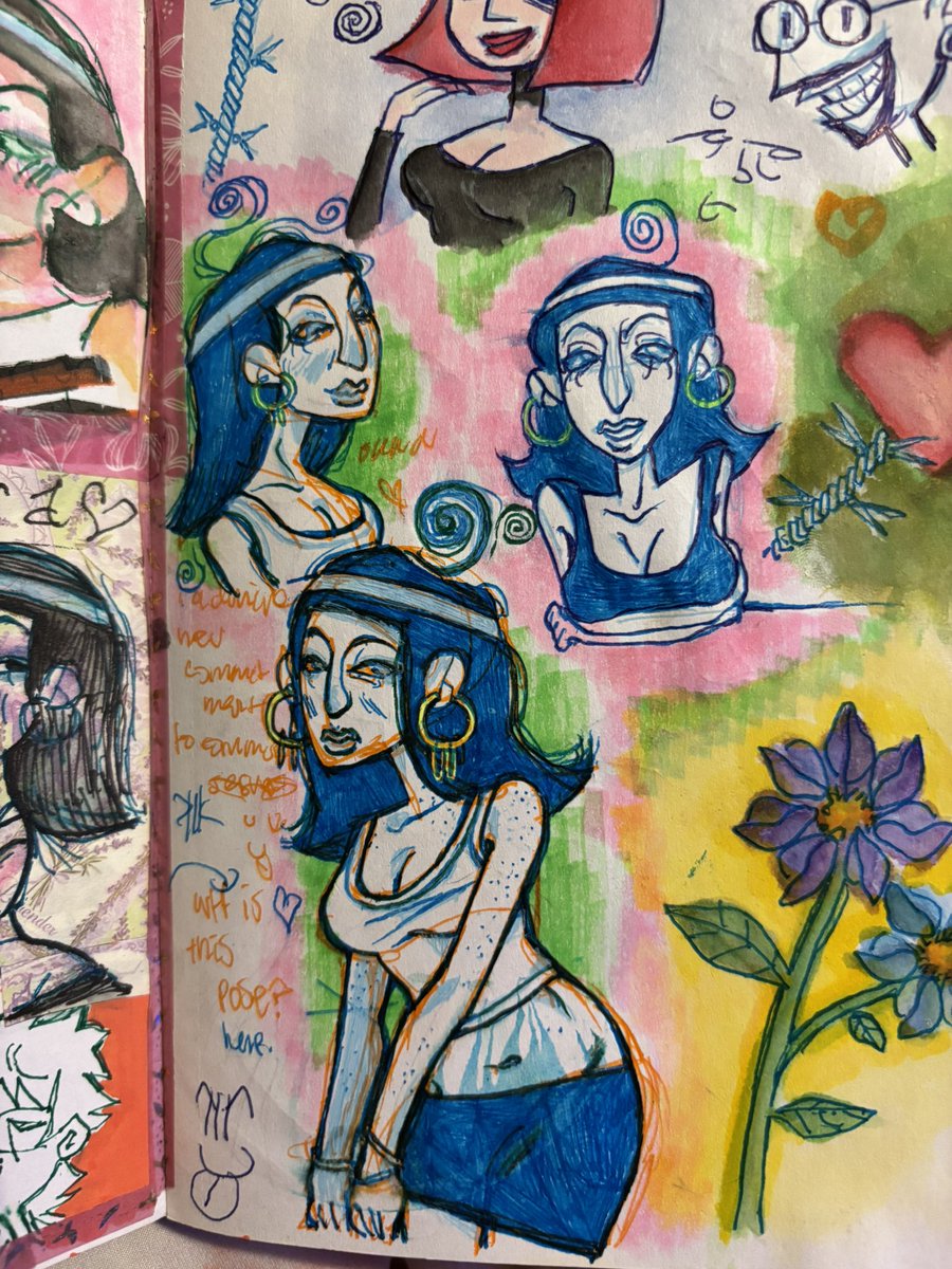 allioopiloo's tweet photo. all the cleo in this sketchbook so far for da cleo luvers jus like me 
#artmoots #sketchbook #ArtCommissionsOpen #promotwt #ArtCommunity #ArtistOnTwitter #clonehighcleo #clonehigh https://t.co/yp3U8ukQlV