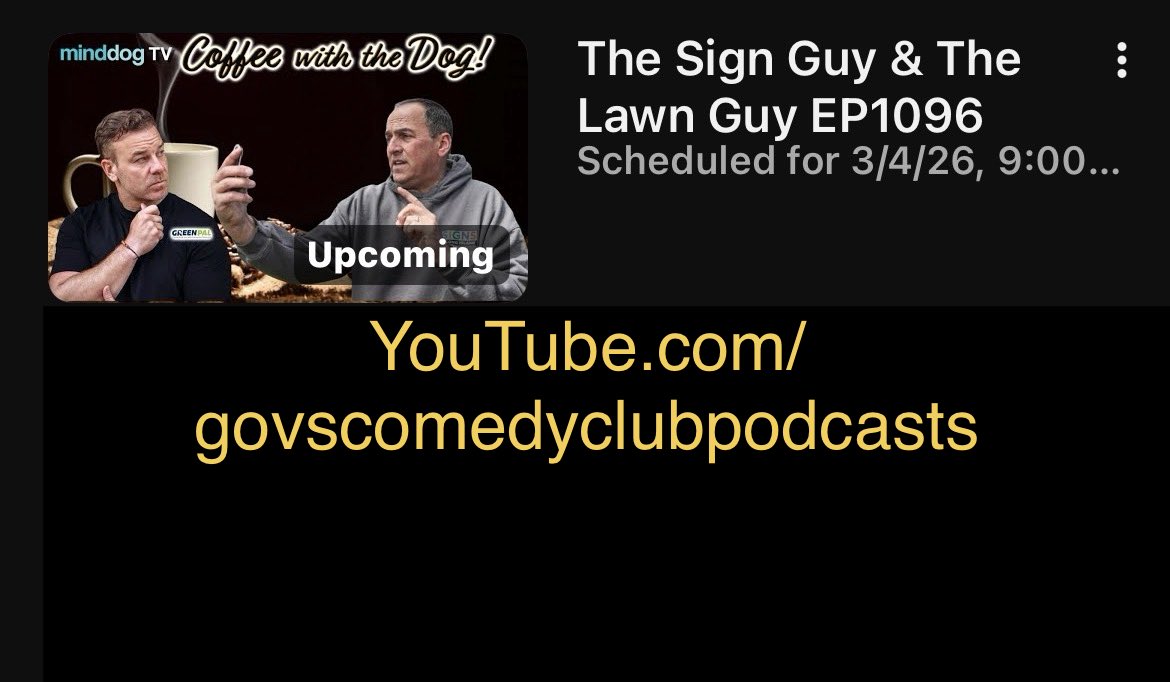 Govs Comedy Club podcasts tweet media
