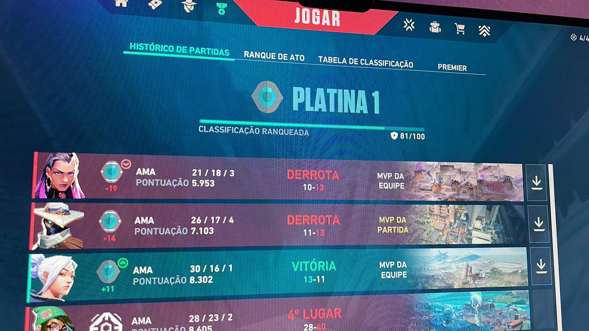 alcindofjr's tweet photo. Isso aqui é uma merda, 3 partidas MVP, na que eu mais mato, ganho 11 pontos, quando eu perco do mesmo placar, sendo mvp da PARTIDA, perco mais, e a empresa se lixando pra consertar esse mmr podre que só te joga pra baixo. https://t.co/FesmdG7mYd