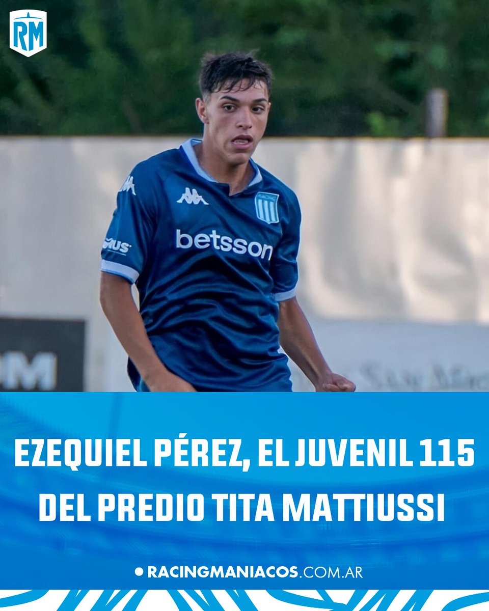 TITA SIEMPRE ESTÁ 💙

🔥 Ezequiel Pérez tuvo su estreno con la camiseta de #Racing y se convirtió en el jugador 115 surgido del Predio Tita Mattiussi en llegar a Primera ⚽️

¿QUÉ TE PARECIÓ SU DEBUT? 🤔