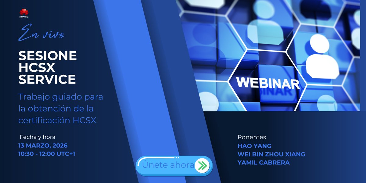 ¿Quieres avanzar con tu certificación HCSX?
Te invitamos a nuestras sesiones prácticas, diseñadas específicamente para ayudarte a completar las tareas necesarias para la certificación. Más información: tinyurl.com/yxu2jb8n
