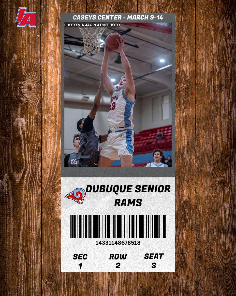 🎟️HEADED FOR DSM🎟️

Dubuque Senior is off to the Casey’s Center to compete in the State Tournament!

#iabasketball x #iahsbkb