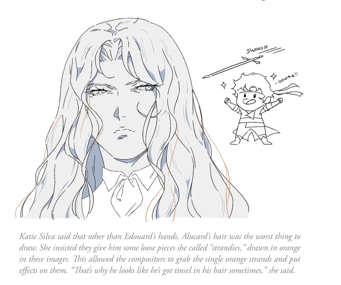 Thank you, Castlevania art book, for including Sam Deats silly Richter doodle in here.