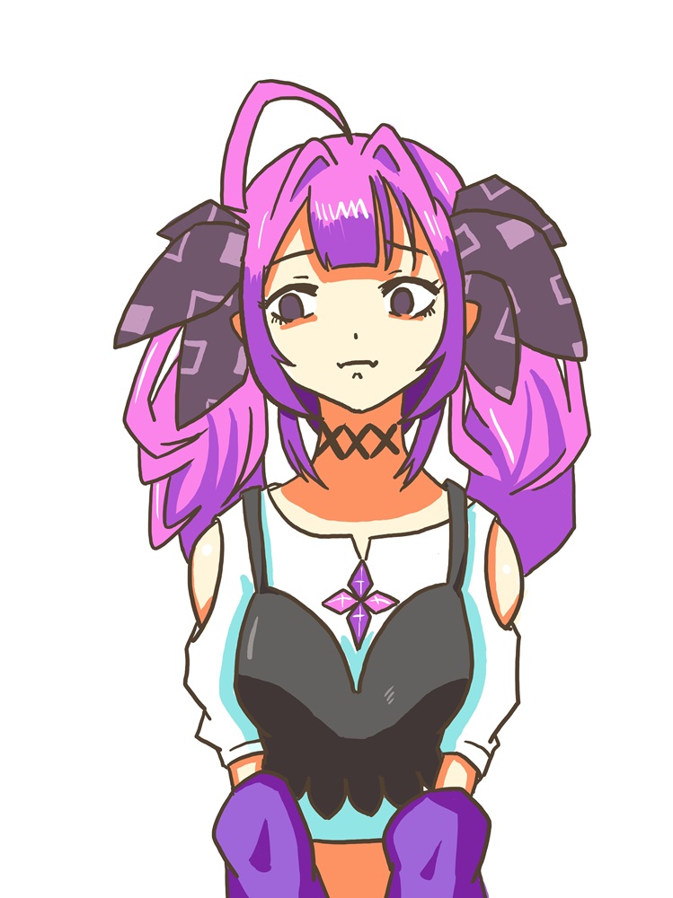 あっ！どんどん元気がなくなってる…！
すごいなで肩……！
#ヴィヴィメイク