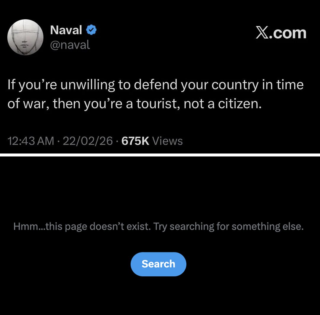 deleted his tweet as soon as an actual war popped off