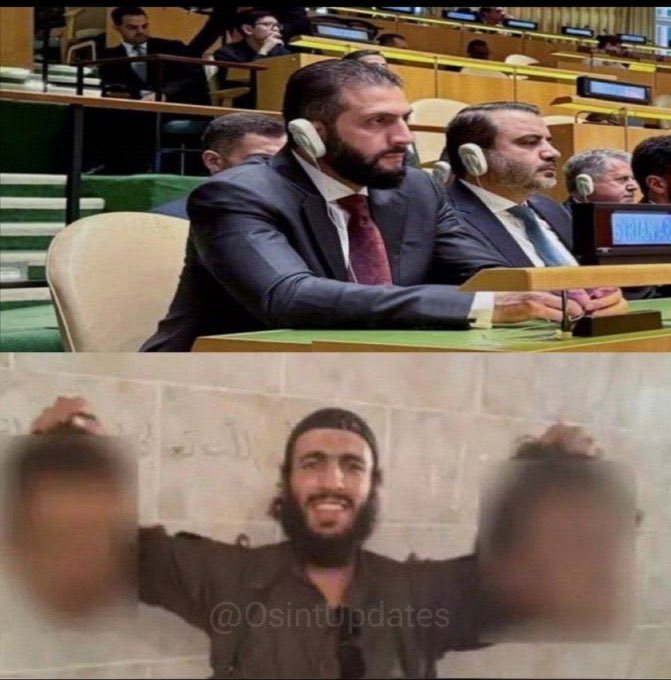 El líder de ISIS, hoy presidente de Siria, anuncia su apoyo incondicional a Estados Unidos y el estado Israelí. ¿Quién patrocinaba el terrorismo de ISIS?