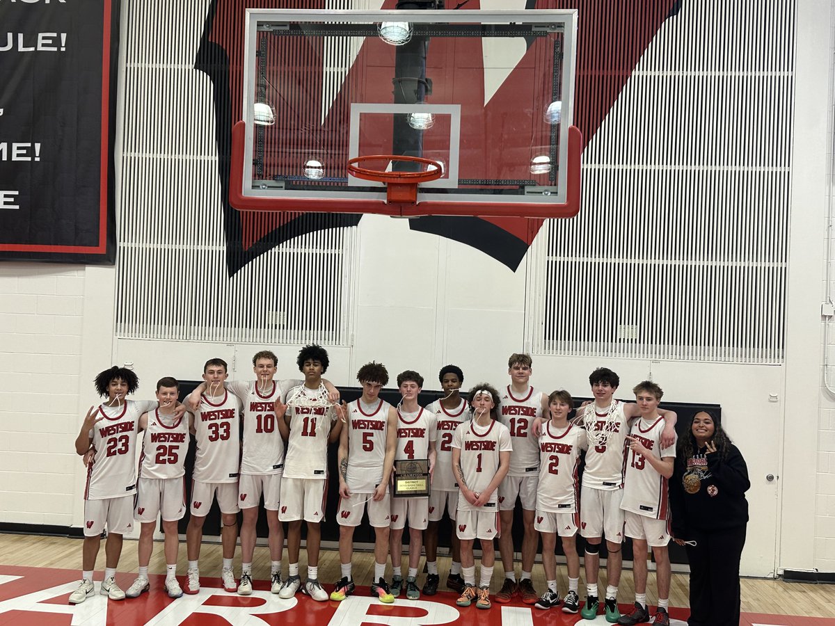 STATE BOUND!!! Congratulations to the Westside High School boys basketball team on their district championship! #rollside #WeAreWestside