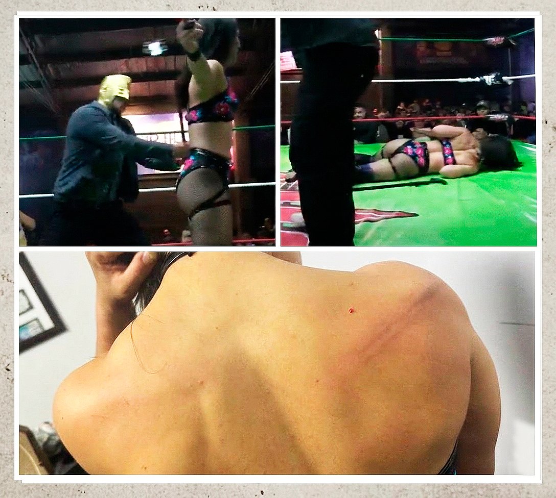 mas_lucha's tweet image. 😱¡ #Blaze atacó a @julissamexa! 
Así se encendieron las cosas se encendieron en la Inauguración de la ARENA @dtulucha