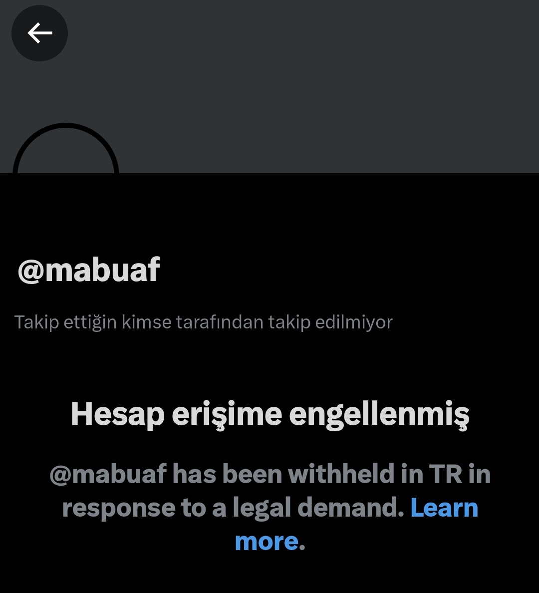 Dailyhaberr's tweet photo. Melih Abuaf'ın X hesabı Türkiye’de erişime engellendi. https://t.co/gJQMHvTodV