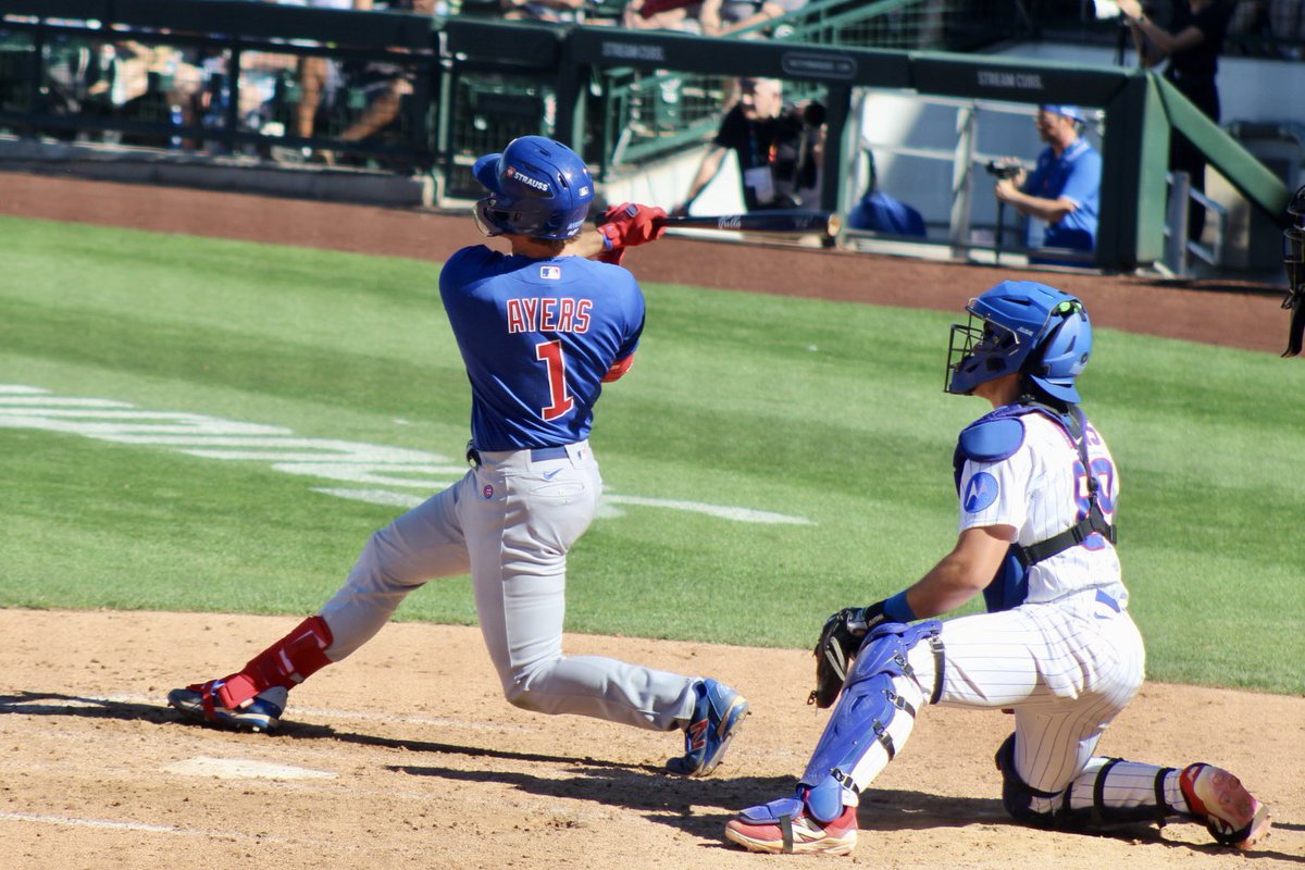 SRL590's tweet photo. Cubs prospect Owen Ayers put team Italy on the board with a pinch hit two-run home run on Tuesday afternoon. https://t.co/GA2I6JoTJE