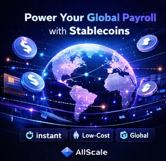 .<a href="/allscaleio/">AllScale</a> empowers global payments with stablecoins, letting small businesses, creators and freelancers send and receive funds instantly. No more banking delays, just fast, borderless transactions that work worldwide..whether invoices, payroll, or social commerce sales