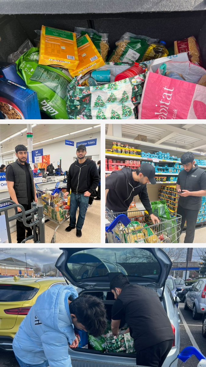AMYAMiddlesex's tweet photo. Youth Members from MKA Hounslow North took part in a food bank donation and have donated over 70KG worth of food to their local food bank locations in the area on Saturday. https://t.co/12E3vhMSr5