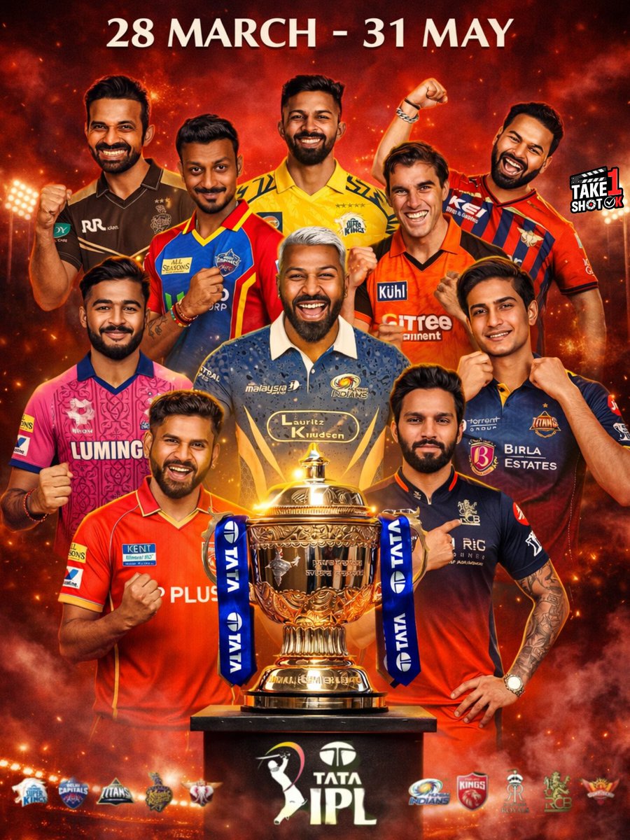 Daddy Of all cricket Leagues IPL Is back 🕺🏻🔥📈
Which team are you supporting? Comment down 🙌🏻

#IPL2026 #indiancricket #rcb #CSK #mi