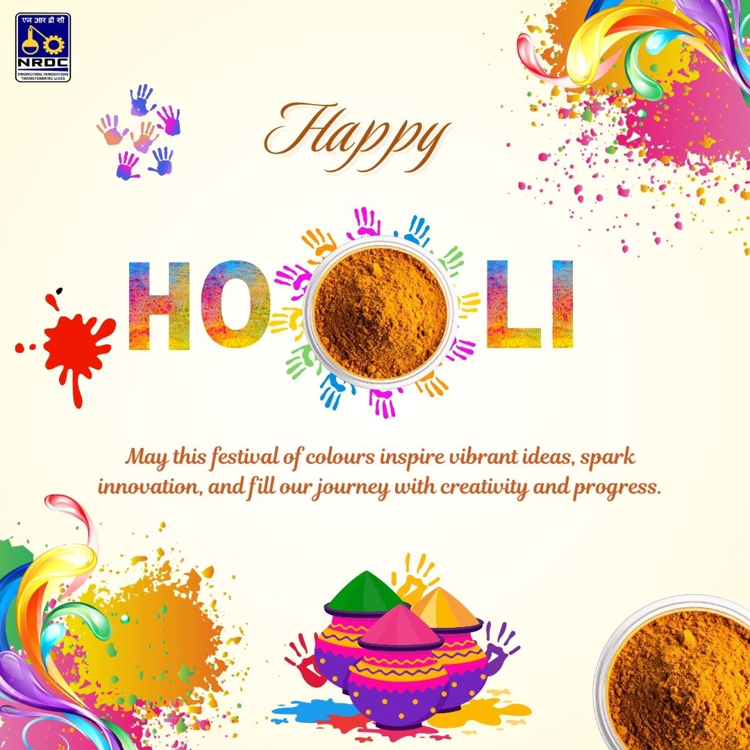 NRDCIndia1953's tweet photo. NRDC wishes you a joyful and colourful Holi! May the vibrant hues inspire innovation, progress, and new beginnings.
#HappyHoli #NRDCIndia1953 #InnovateIndia #FestivalOfColors #CreativeIdeas #ProgressThroughInnovation https://t.co/5m6Ln9wC2G