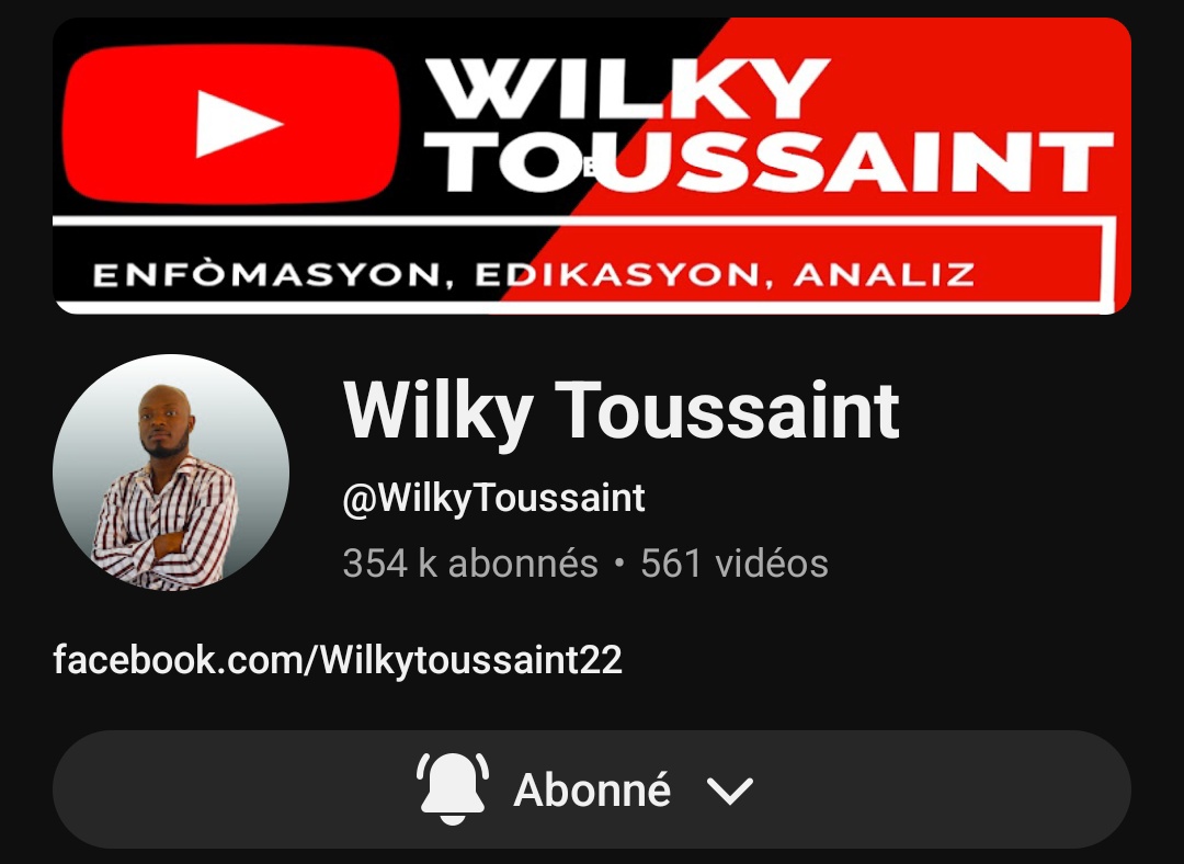 jameson_occean's tweet photo. Sof si se ta volonte li, men si se pa sa, li vrèman inakseptab pou yon moun tankou @wilkytoussaint pa gen omwen 5 gwo esponnsò k ap sipòte travay li a. Nan nivo sosyete nou an ye la, menm ak yon ti kras, nou ta dwe ankouraje jèn ki chwazi pwodui bagay k ap itil yo. https://t.co/dI0L9q96YK