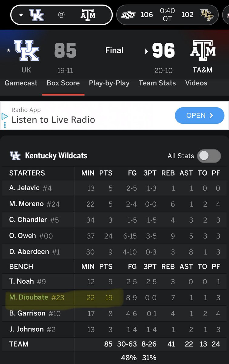 JacobEdgar1's tweet photo. @KySportsRadio @DrewFranklinKSR this is criminal https://t.co/2gwdir0EnR