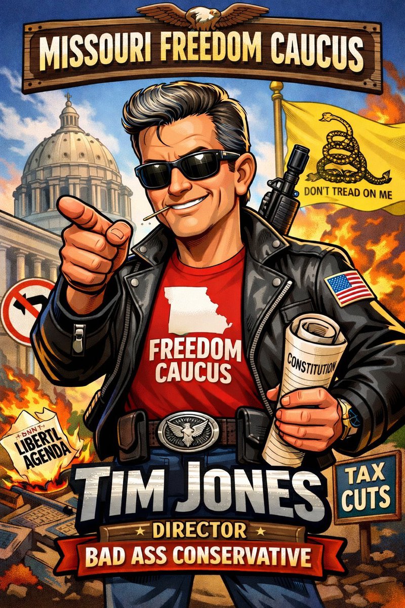 SpeakerTimJones's tweet photo. @Lucie_STL @CAP384076856632 @NickBSchroer @FCUnfiltered @MarkMeadows @SFC_Network @MOFreedomCaucus @NewstalkSTL @MissouriGOP #WINNING https://t.co/ufTwS1tY43