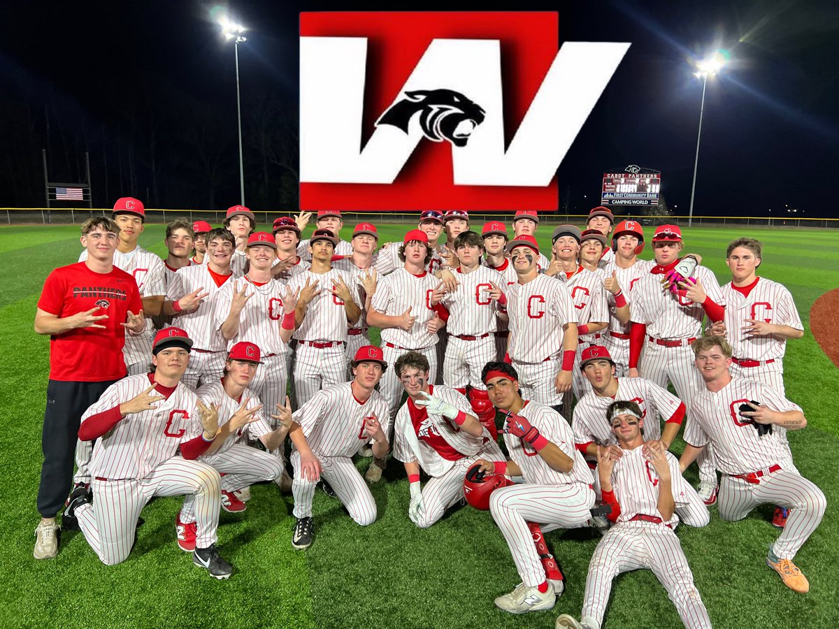 Cabot_Baseball's tweet photo. Panthers walk off Catholic for the 8-7 win to open conference play. @CabotAthDept https://t.co/ujPcDWZW2Y