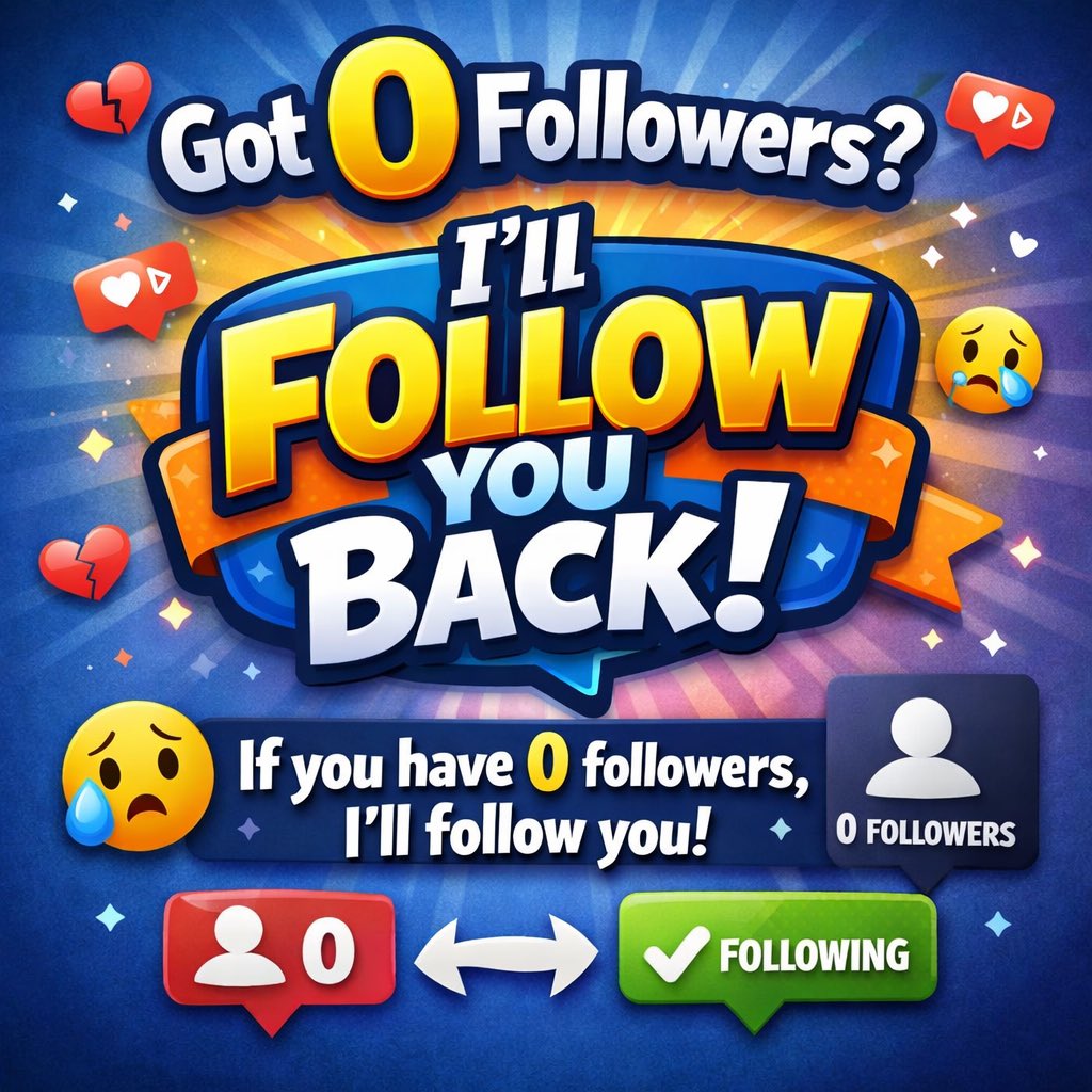 KiranRajsthan's tweet photo. Got 0 followers? That’s okay 🙂
Every big account once started from zero.
Follow me &amp; I’ll follow you back — let’s build from scratch 🚀

#FollowTrain #SupportSmallAccounts #StartFromZero #NewBeginnings #FollowForFollow https://t.co/L27Z9E7zCa