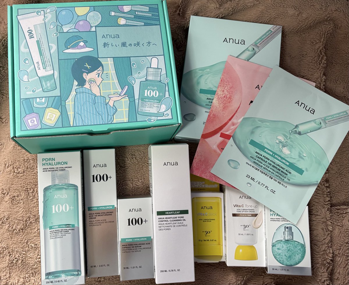 Qoo10のメガ割で買った、anuaの『新しい風の咲く方へ』のPDRNセット