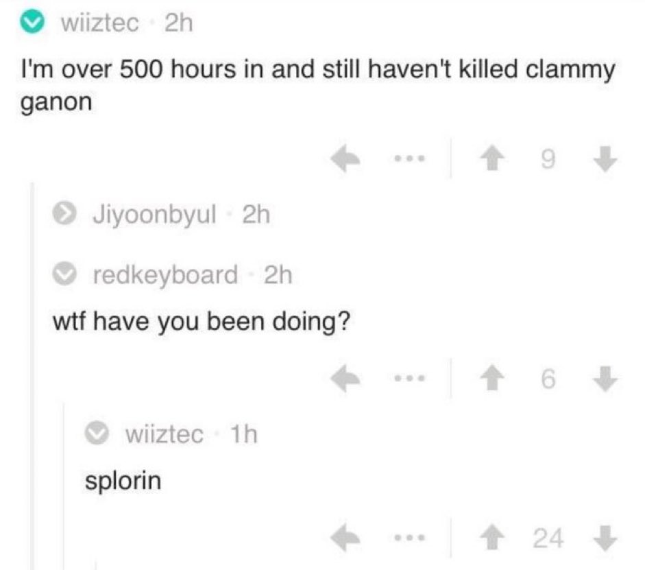 i've been playing breath of the wild all day long and i feel like this