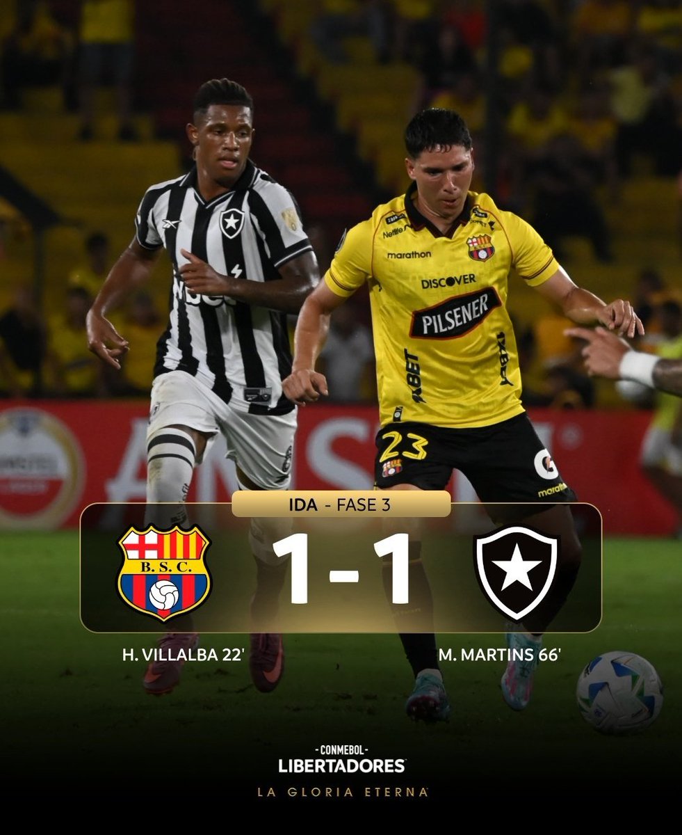 No es un buen resultado para BSC, algo mejor para Botafogo que mantuvo el esférico y triangulando hicieron mucho daño, BSC es débil en el retroceso así como en ataque impreciso e inefectivo sin ideas.
Farías sonreía a los arbitros luego se fue expulsado 🤷