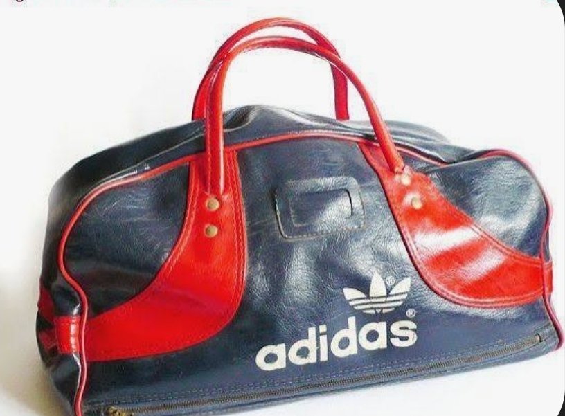 Who had one of these <a href="/adidas/">adidas</a> bags as a kid? The bottom zipper that kept our baseball and hockey cards for throwing against the wall at school. If only I kept those rookie <a href="/WayneGretzky/">Wayne Gretzky</a> 's pristine 😞