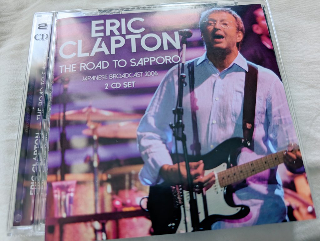 2006年11月26日のエリック・クラプトン札幌ドームのCD。サイドのデレク