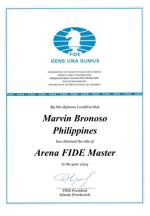 Marvin_Bronoso's tweet photo. Certified Arena International Master ♟️
Completed FIDE ARBITER.
Life made me pause, restart, and rebuild
But chess taught me something timeless

Even in a losing position, stay calm. Think. Fight.
This is not my endgame.
It’s my comeback. 🔥

Never Resign https://t.co/oSzaxldjvA