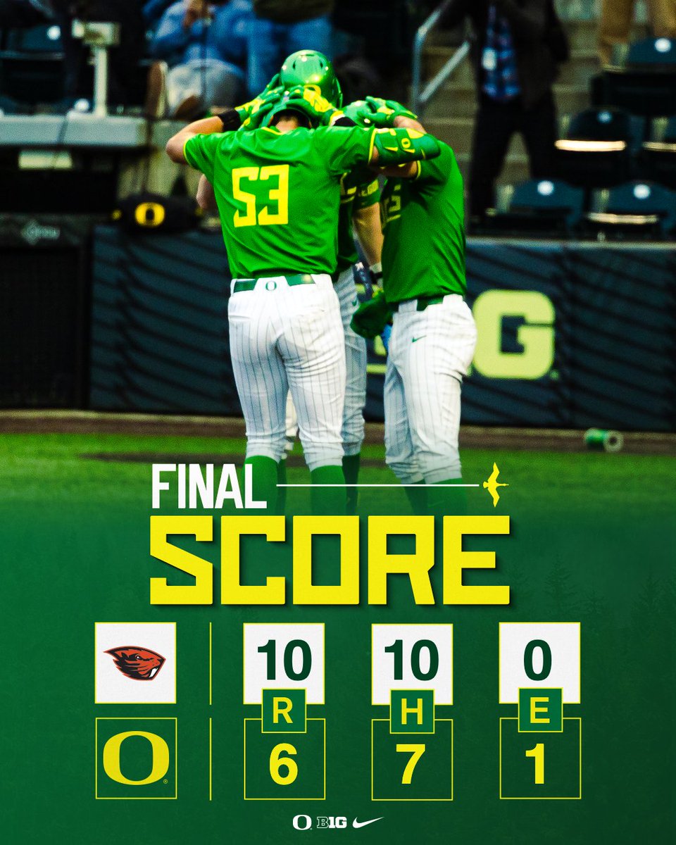 Oregon Duck Baseball tweet media