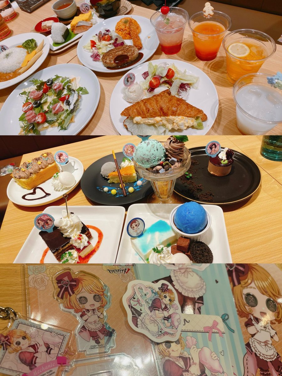 #THEキャラCAFE #第五人格カフェ
第五舞台キャストチームで
遊びに行かせていただきました🍽️✨

トレイシーちゃんのドリンクも欲張りプレートも
全部とっても美味しかったです🎀🍒
そしてとーっても可愛かった🥰🧡

素敵な時間をありがとうございました✨
皆様も是非！！

the-chara.com/blog/?p=108612