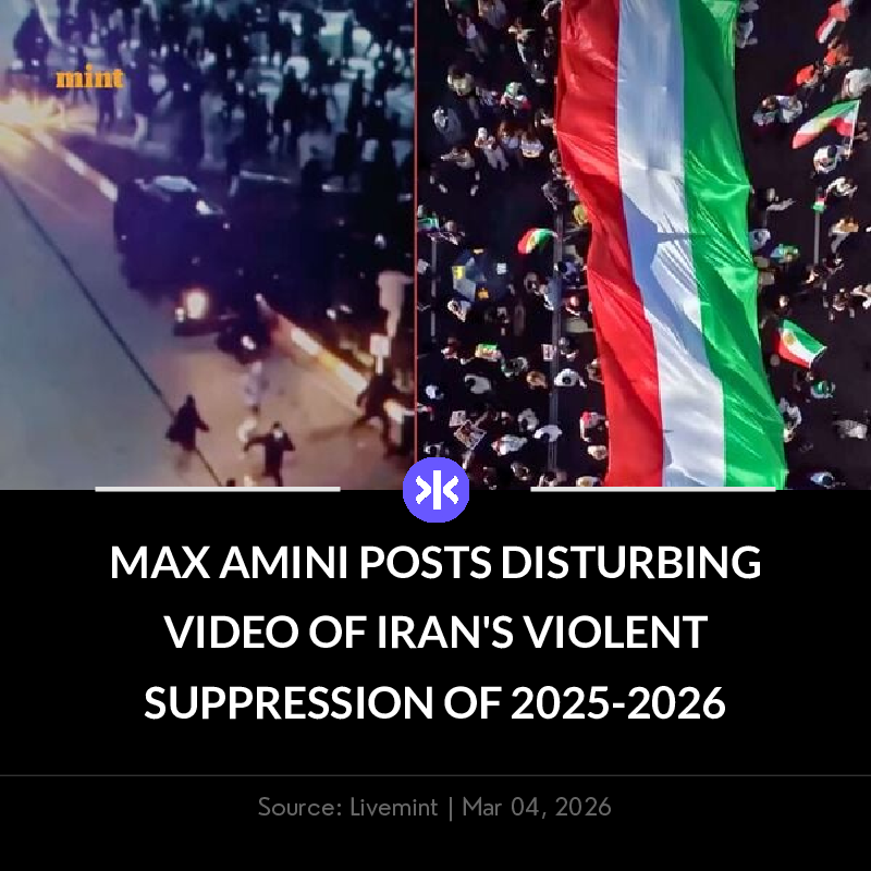 📰 Iranian comedian Max Amini shares disturbing video showing violent crackdown on protesters by Khamenei's forces, highlighting decades of oppression.

Download Fynx App: tinyurl.com/fynx-app-ps

 #Iran #Protests #Khamenei #Amini #Crackdown
