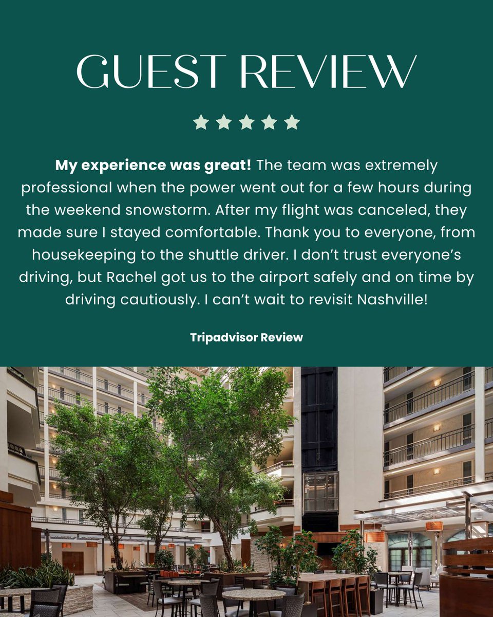 Embassy Suites by Hilton Nashville Airport tweet media