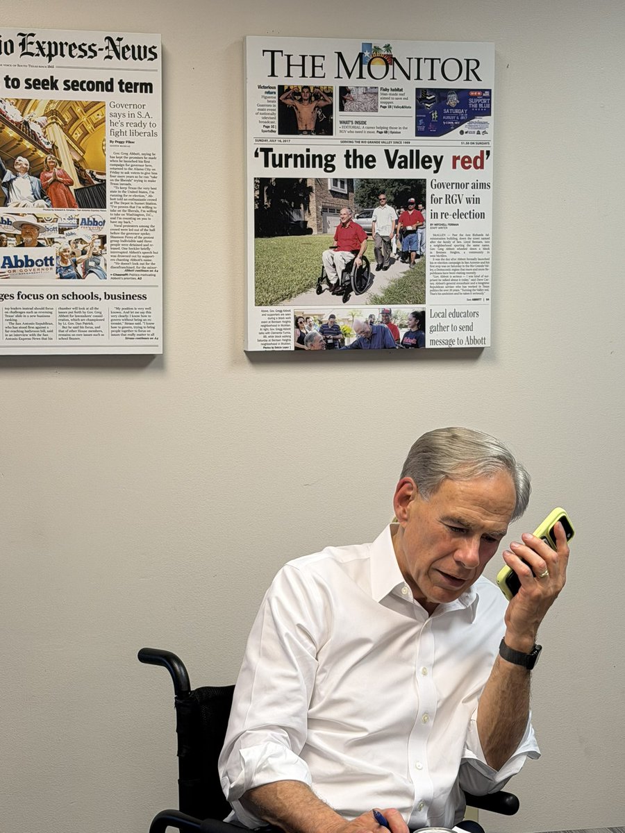 GovHotWheels_TX's tweet image. Governor @GregAbbott_Tx calling to congratulate Republican candidates who won up and down the ballot tonight! 

Let’s Roll, Texas! #txlege #txgov