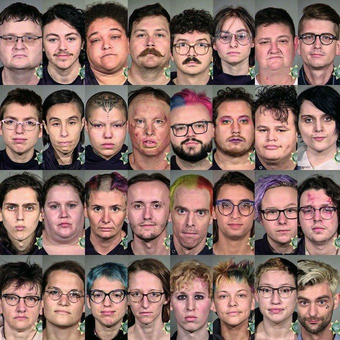 Antifa mugshots. Now you know why they all wear masks.

THOUGHTS?