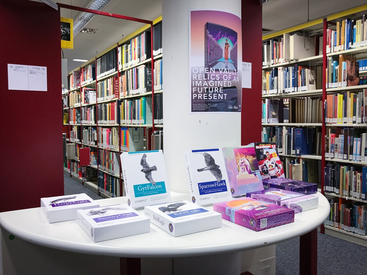 pixelform's tweet image. Open Vault: Vault7 @ HSD

1. Installation View - Display in HSD Library
2. Installation Detail - Box for SparrowHawk

phillipstearns.com

#installationdesign #malware #installationart #retaildesign #cyberespionage #phillipstearns