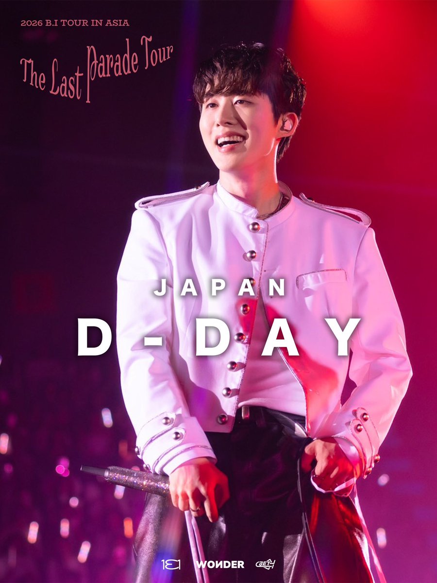 JETMUSIC_tokyo's tweet photo. 【2026 B.I TOUR: The Last Parade Tour in TOKYO】
D-DAY‼️‼️‼️

待望の日本公演✨
ついにこの日がやってきました🎤❤️‍🔥

本日は開場時間の17時より【指定席のみ】当日券を販売いたします！
チケットをお持ちでない方も、まだ間に合いますので皆様是非お越しください！

—————————————
📍TOKYO
日程：2026年3月4日(水)
開場/開演：17:00 / 18:00
会場：東京国際フォーラム ホールA (東京都千代田区丸の内3-5-1)
主催：J.E.T. / 131 / WONDER
制作：J.E.T.
運営：MRC TOKYO
協力：株式会社22LABEL

🌐Official HP
https://t.co/jZyh3ey9XB

[公演に関するお問い合わせ]
J.E.T.：info@jetmusic.tokyo

[チケットに関するお問い合わせ]
イープラスカスタマーセンターお問い合わせフォーム
https://t.co/8qigQoC1ys

@shxxbi131
#BI #비아이 #131LABEL #2026BITOURTHELASTPARADE #2026THELASTPARADEINTOKYO