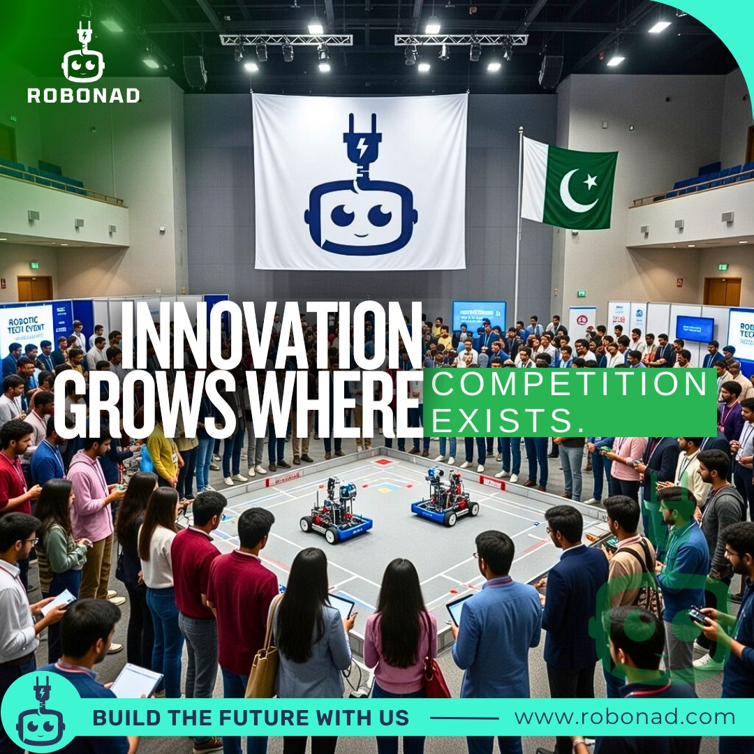 RobonadOfficial's tweet photo. Pakistan doesn’t lack talent.
It lacks platforms.
ROBONAD is here to change that. 🤖
A battleground for robotics, innovation, and future engineers.
Follow @RobonadOfficial to be part of the journey.

#ROBONAD #Robotics #STEMPakistan #Innovation https://t.co/wG59mJPmIg