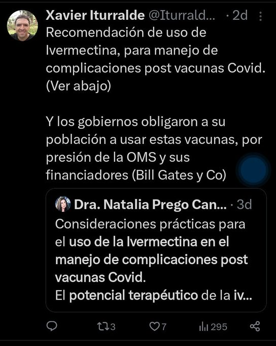 En otro orden de cosas, hoy por la calle me crucé con la caravana de Xavier Iturralde y me di el gusto de gritarle "¡antivacunas!".