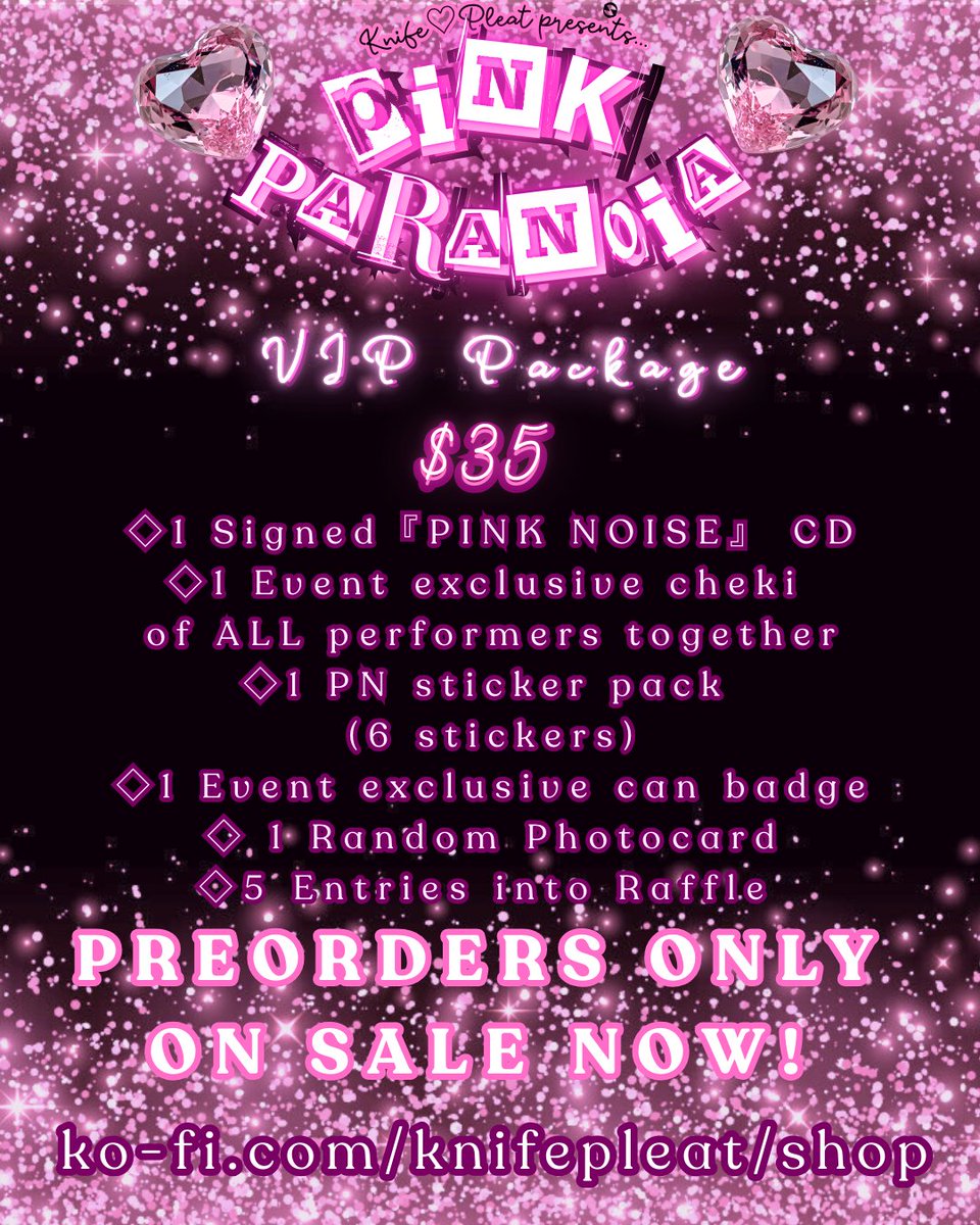 my birthday live + album release cupsleeves event is next month!
if you're going, consider getting a VIP Package for some exclusive merch!
ko-fi.com/s/29b0391528