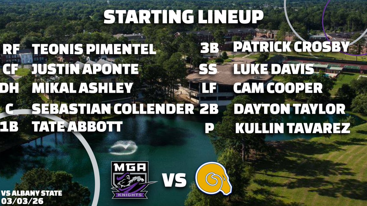 Our starters this afternoon vs ASU!

#GoKnights