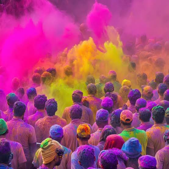 The myriad hues of Holi are a harbinger of Spring . At another level , they manifest the multicultural melting pot that is India.. #HappyHoli