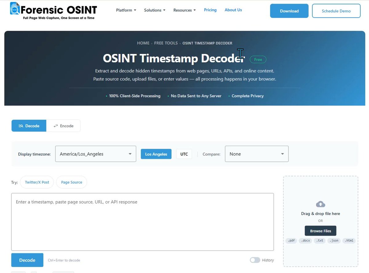 Forensic OSINT tweet media