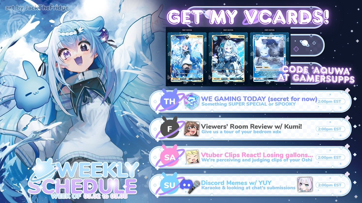 aquwa 💙 ALIEN VTUBER tweet media