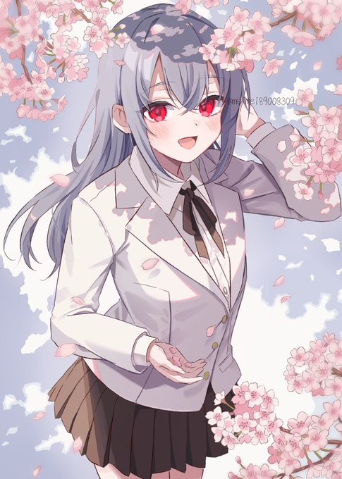 中学入学頃のアリサちゃん※制服捏造 