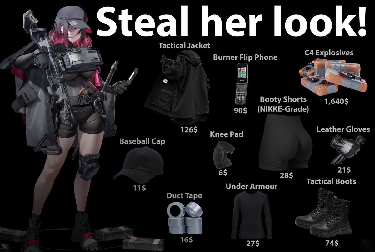 STEAL E.H.'S LOOK!

I know many don't like it, but I like her Nikke version!

#NIKKE
