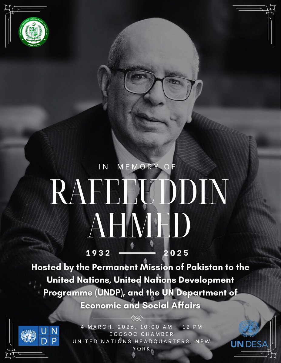 Pakistan Rafiuddin The Permanent Mission of Pakistan to the United Nations, in ...