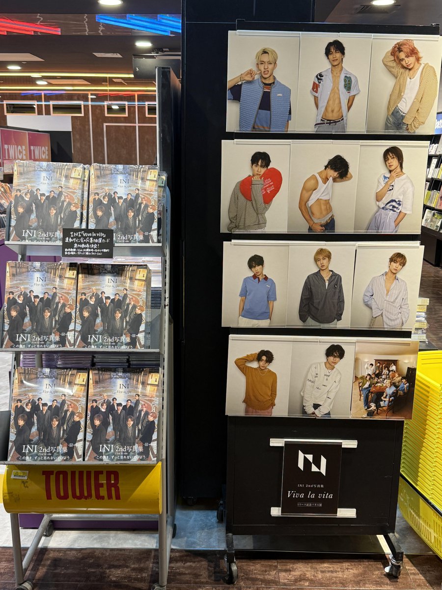 タワ渋INI】 🤎#INI 2nd写真集 「Viva la vita」& INI 8TH SINGLE